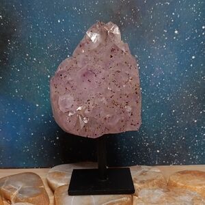 Final Price! 3" Amethyst With Dendrites On Stand